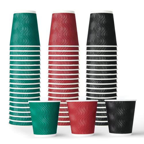 10 oz Insulated Paper Coffee Cups (120 Count)