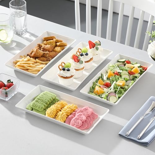 Porcelain Serving Platters Set of 4 (4 Count)