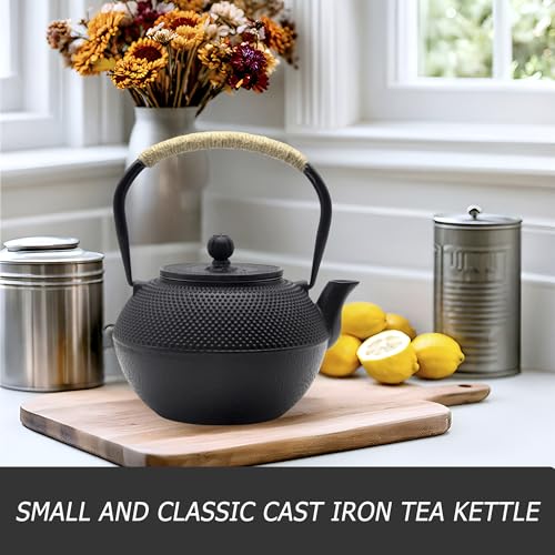 40.6 fl oz Cast Iron Teapot Set
