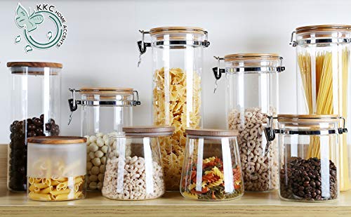 Borosilicate Glass Sealed Jars with Airtight Lid (2 Count)