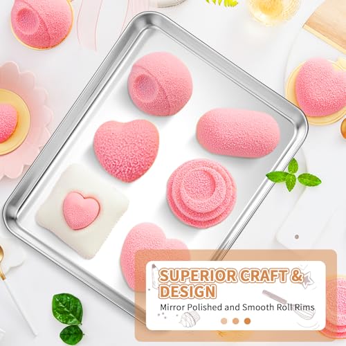 Stainless Steel Baking Sheet Pan Set of 2