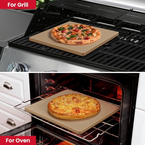 Pizza Stone for Oven and BBQ Grill