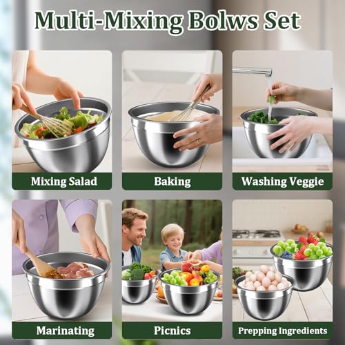 Mixing Bowls with Lids Set