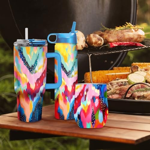 18 8 Stainless Steel Insulated Water Tumbler with Straw