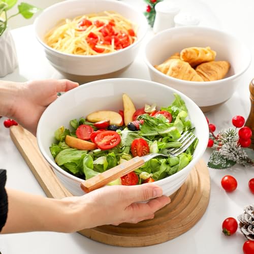 Mixing Bowls Large Ceramic Salad Bowls 2.1 (3 Count)