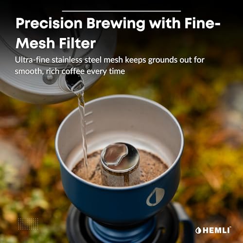 16 oz Pour Over Camping Coffee Maker Set (2 Count)