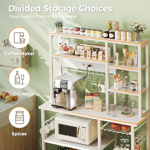 Large Bakers Rack with Power Outlets
