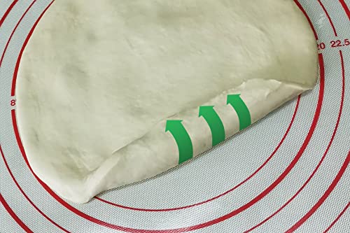 silicone pastry non stick baking mat with measurement fondant mat with three sizes for silicone baking mat