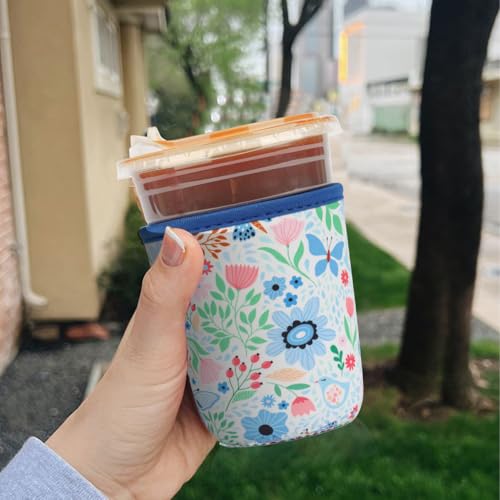Reusable 3 Pack Iced Coffee Cup Sleeve (3 Count)