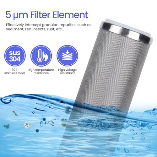 Stainless Steel Cleanable Wire Mesh Filter Cartridge 10”Length