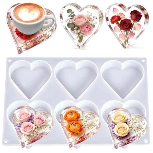 Deep Coaster Resin Molds Silicone