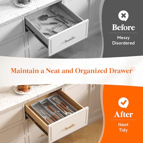 Utensil Organizer for Kitchen Drawer