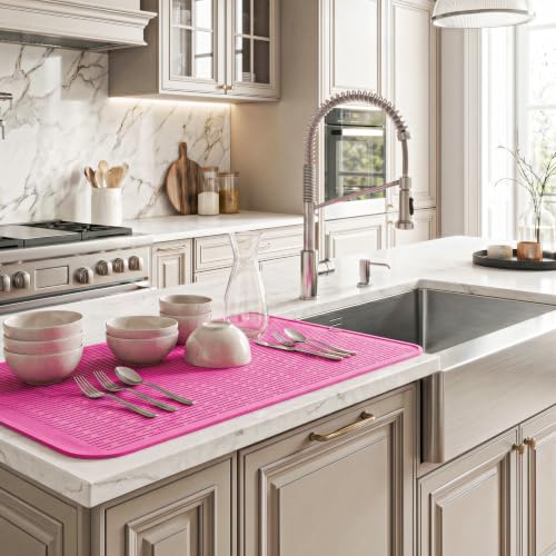 Silicone Dish Drying Mat for Multiple Usage