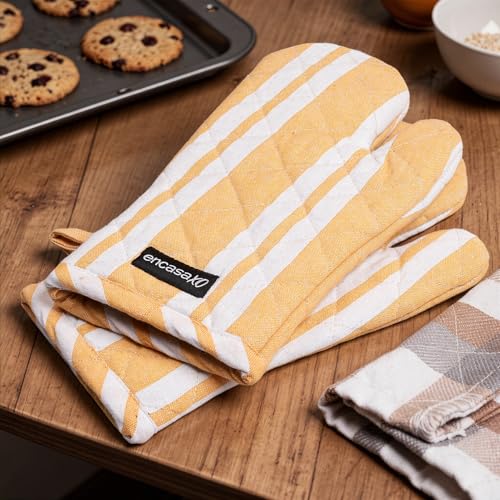 Oven Mitts Heat Resistant Kitchen Gloves (2 Count)