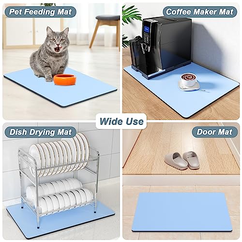 Coffee Mat 16" x 24" Coffee Bar Mats for Espresso Machine Station Accessories and Organizer