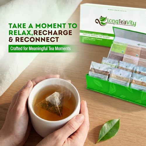 Loose Leaf Tea Sampler Gift Set (40 Count)