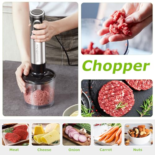 Immersion Blender with Food Processor