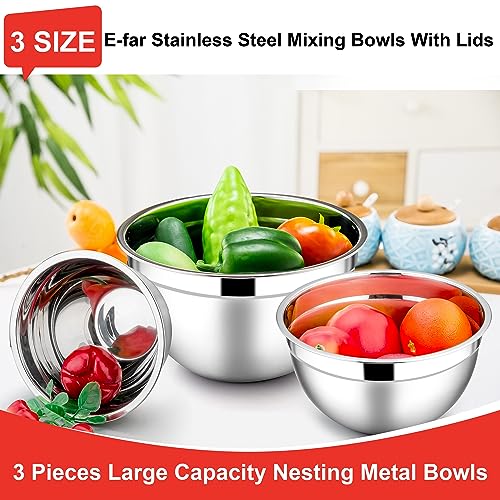 Mixing Bowls with Lids Set (3 Count)
