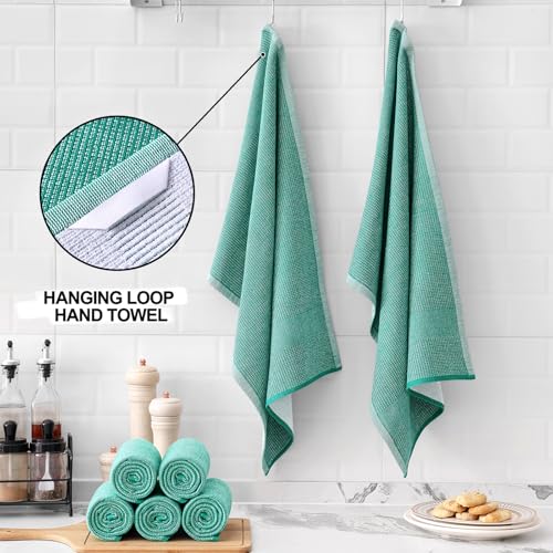 380 GSM Cotton Premium Kitchen Towels 6 Pack (6 Count)