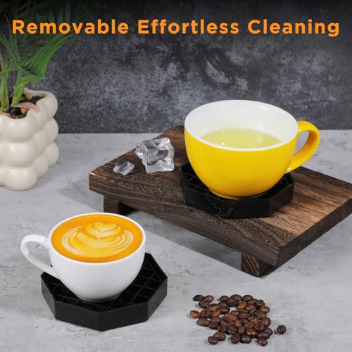 8 Pcs Octagon Drip Tray with Honeycomb Grid (8 Count)