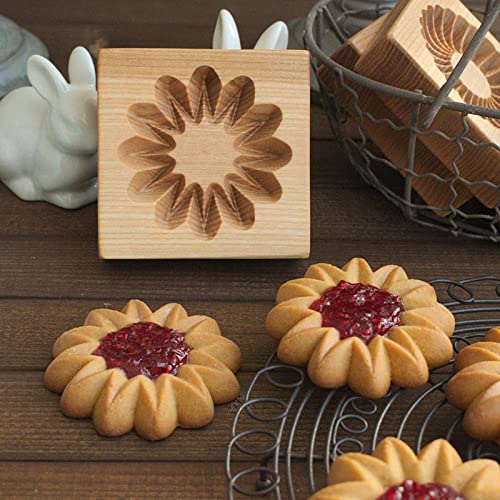 Wooden Cookie Biscuit Mold