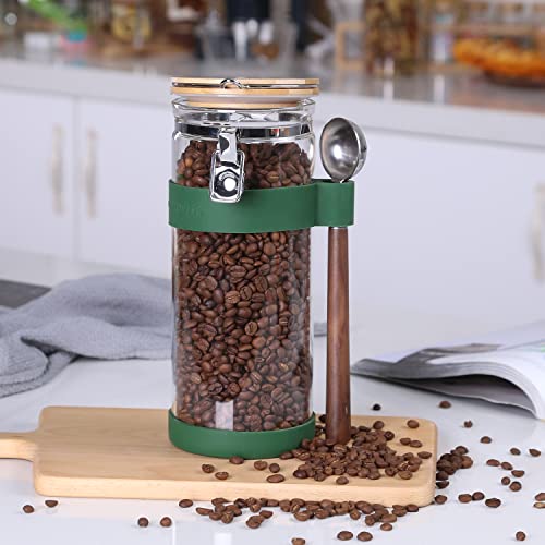 KKC Vacuum Sealed Coffee Bean Storage Container with Scoop