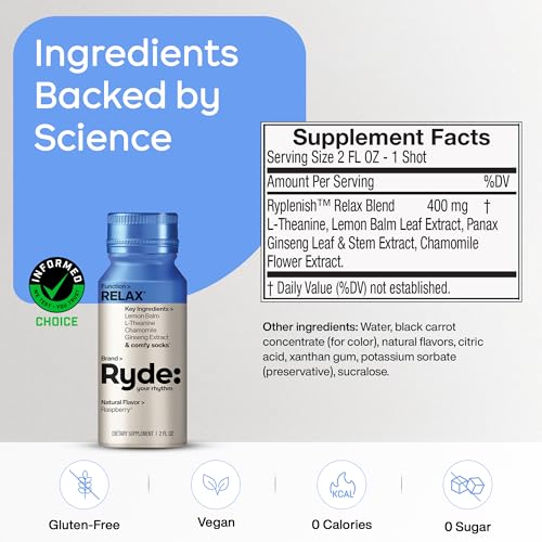 RYDE Relax Shot (16 Fl Oz)
