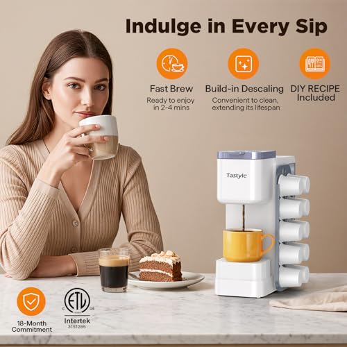 Hot & Iced Coffee Maker with Magnetic K