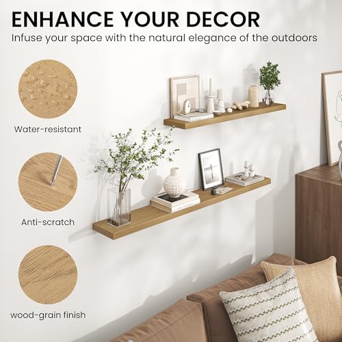 Floating Shelves for Wall (2 Count)