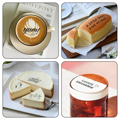 Handheld Food PrintPen Portable Mini Coffee Printer Latte Art Macaron Cookie DIY Design
