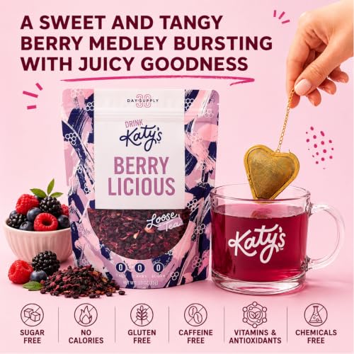 Katy’s Berry Loose Leaf Tea (3 Ounce)