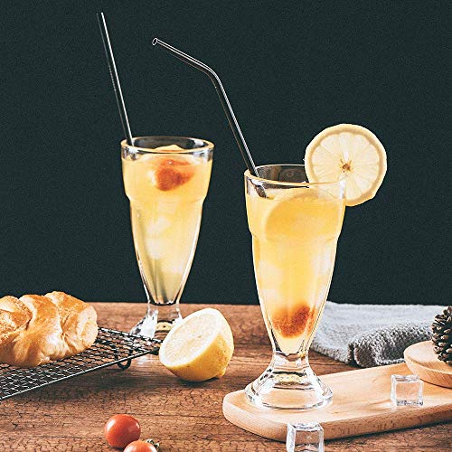 Black Metal Straws (4 Count)