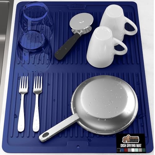 Patented BPA Free Silicone Dish Drying Mat