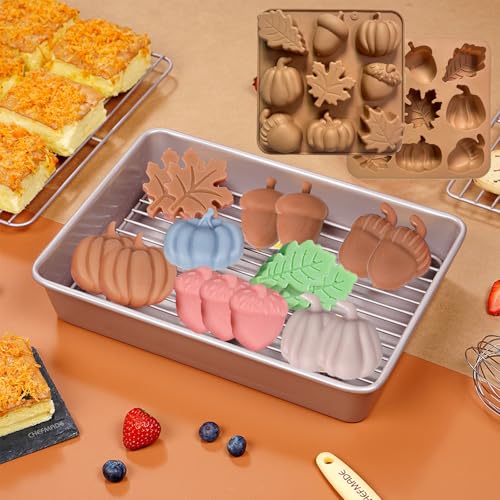 2PCS Fall Silicone Molds (18 Count)