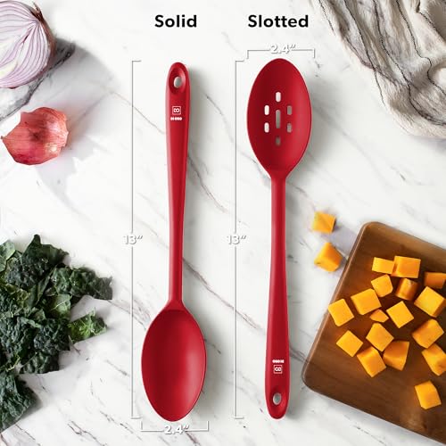 DI ORO Silicone Cooking Spoons (2 Count)