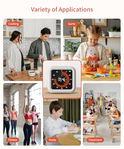 Digital Magnetic Visual Kitchen Timer