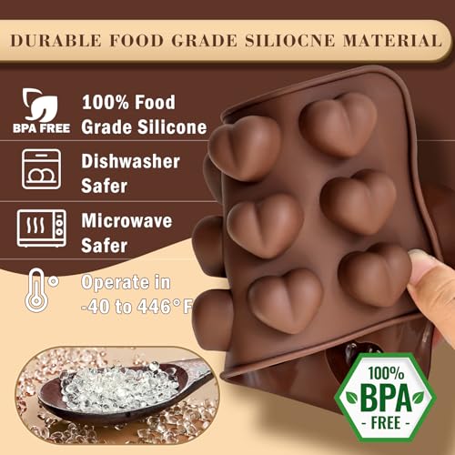 Chocolate Molds Silicone for Hard Candy Butter (4 Count)
