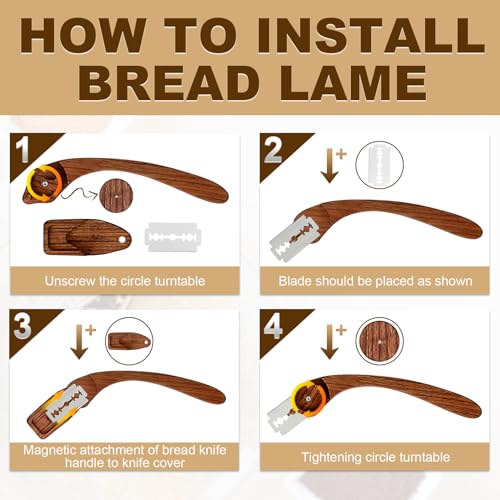 Innovative Magnetic Bread Lame Bread Scoring Tool