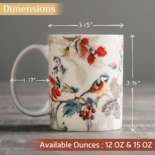 Coffee Mug with Handles Tea Cups (2 Count)