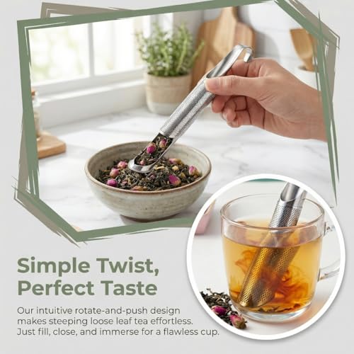 2 Sets Upgraded Version Tea Strainer (2 Count)