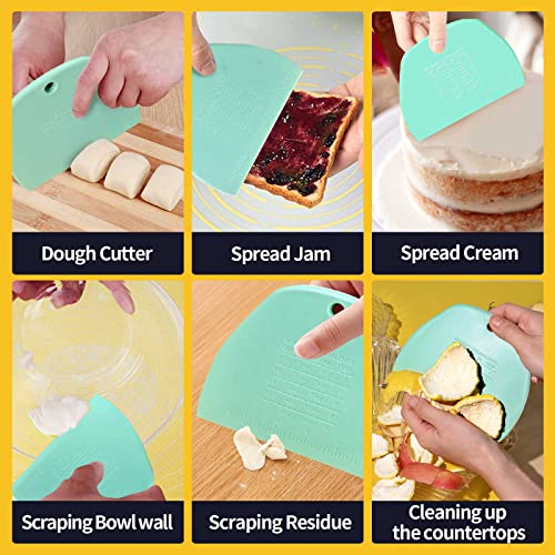 Dough Scraper 2 PCS (2 Count)