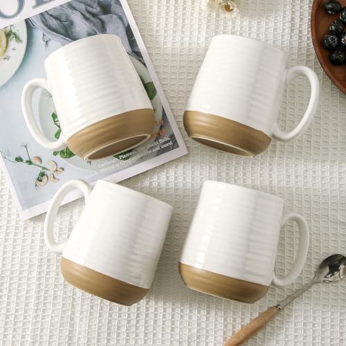 Porcelain Coffee Mugs Set of 6 (6 Count)