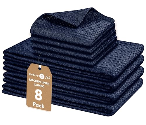 8 Piece Towel & Dish Cloth Set (8 Count)