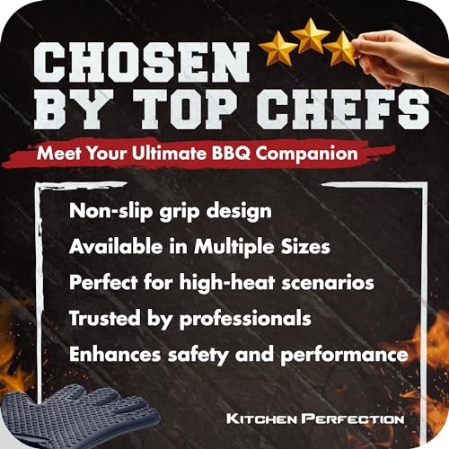 Silicone Smoker BBQ Gloves (2 Count)