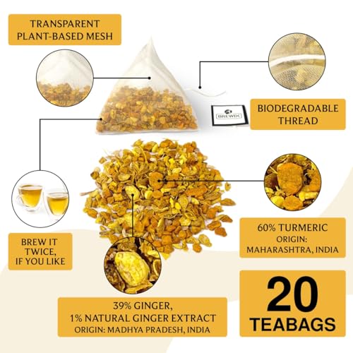 Turmeric Ginger Herbal Tea (20 Count)