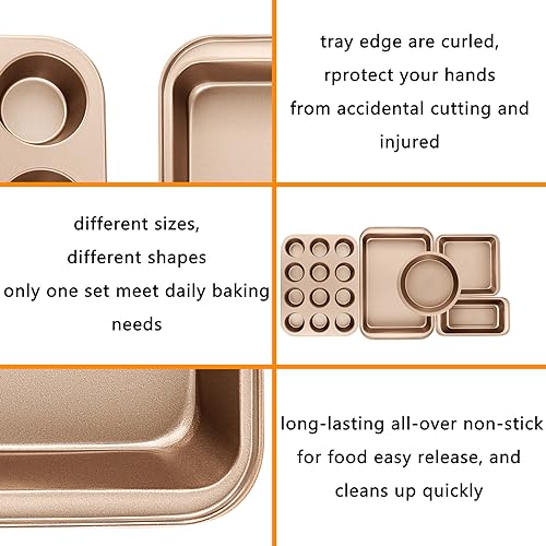 Nonstick Baking Pans Set