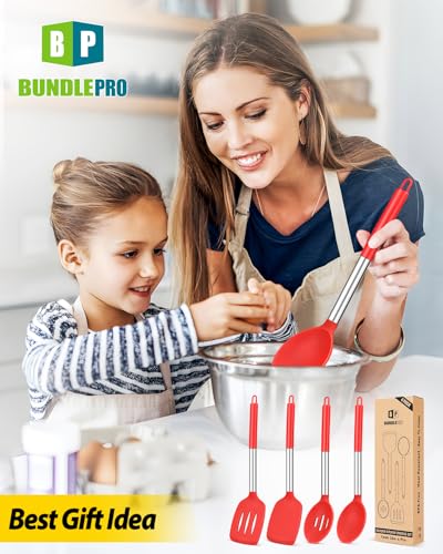 Pack of 4 Silicone Cooking Utensils Set (4 Count)