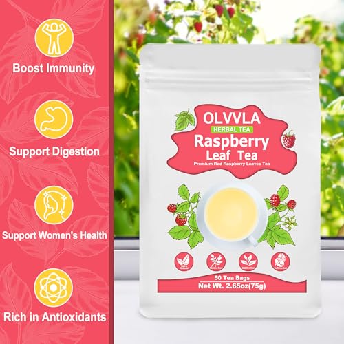 Raspberry Leaf Tea Bags (50 Count)