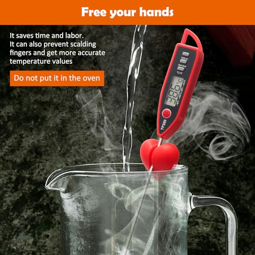 2+1Pcs Thermometer Pot Clip Holder