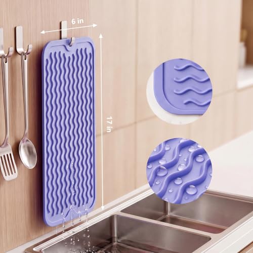 Silicone Dish Drying Mat for Multiple Usage